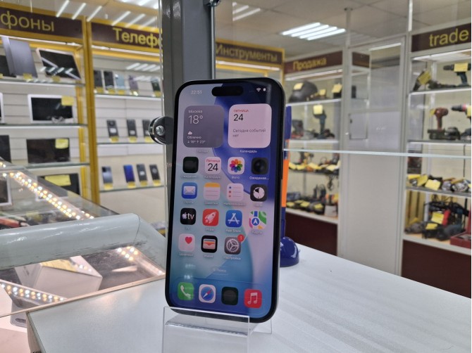 Мобильный телефон Apple, iPhone 15, 128 ГБ, черный