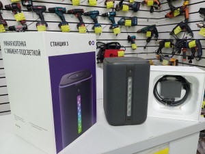Умная колонка Яндекс Станция 3 с Алисой, эмбиент-подсветкой