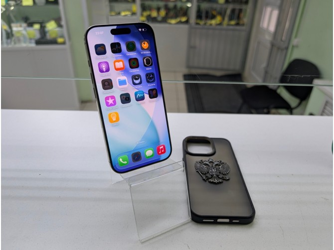 Мобильный телефон Apple, iPhone 16 Pro, 128 ГБ, черный