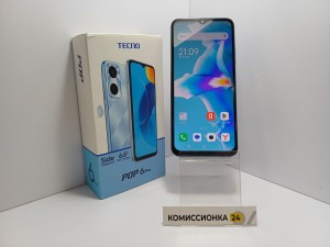 Мобильный телефон TECNO, Pop 6 Pro, 32 ГБ, голубой