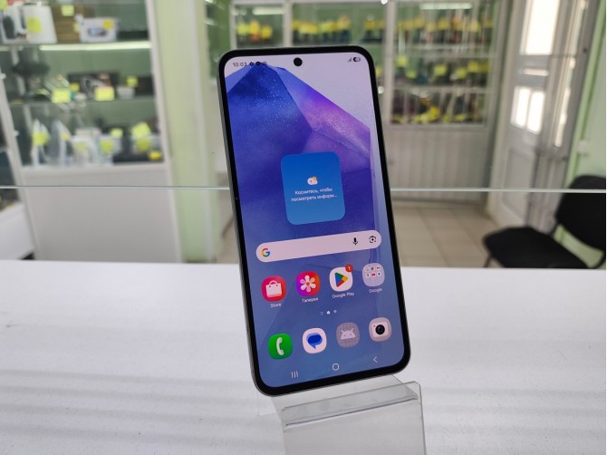 Мобильный телефон Samsung, Galaxy A55 5G, 256 ГБ, голубой
