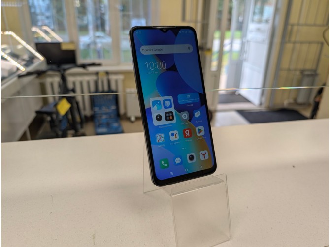 Мобильный телефон TECNO, Spark 10, 128 ГБ, синий