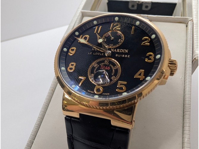 Часы Ulusse Nardin MAXI MARINE ROSE 41MM 266-66\62 НОМЕР 1712