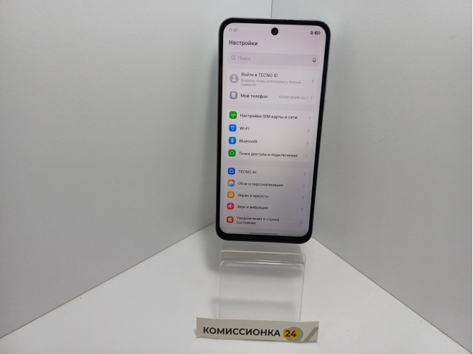 Мобильный телефон TECNO, Spark Go 2, 128 ГБ, белый357