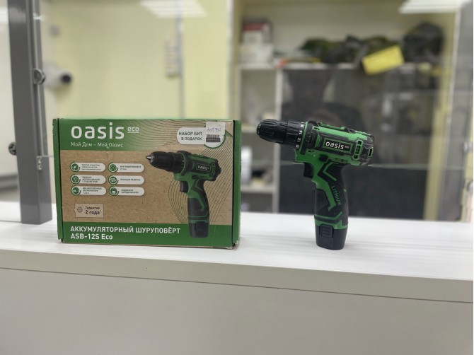 Шуруповёрт, Oasis Eco, ASB-12S  Аккумуляторный 12B
