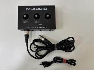 Аудио карта M-audio M-track solo