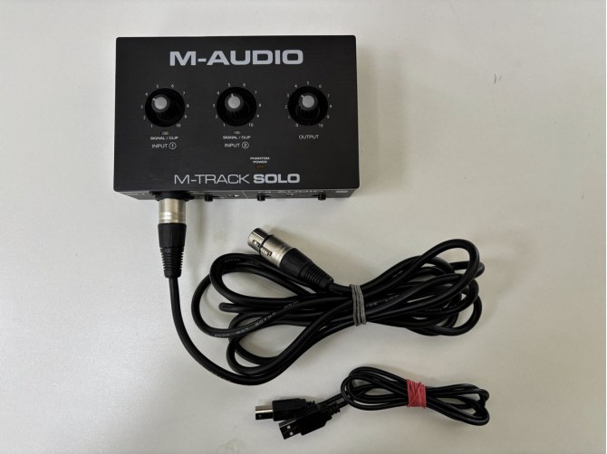 Аудио карта M-audio M-track solo