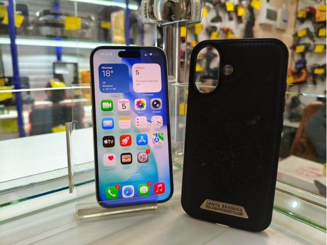Мобильный телефон Apple, iPhone 16, 128 ГБ, белый