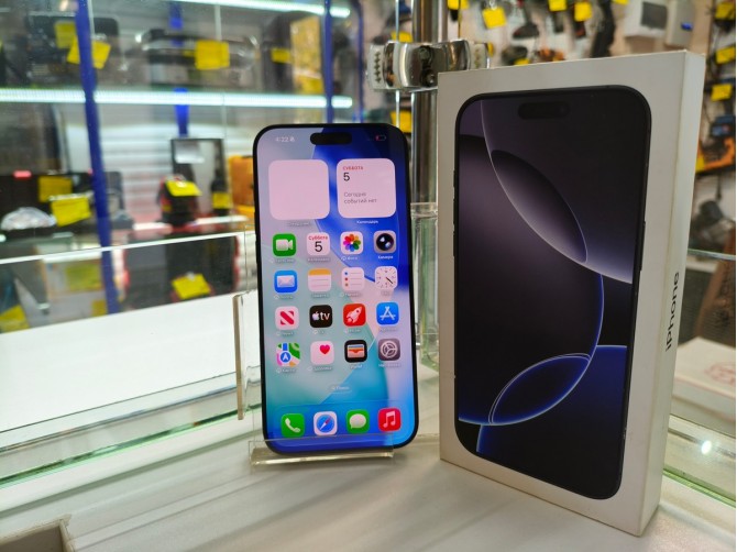 Мобильный телефон Apple, iPhone 16 Pro Max, 256 ГБ, черный