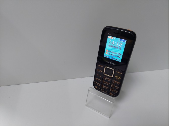 Мобильный телефон teXet, TM-202, 32 МБ, черный