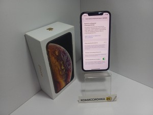 Мобильный телефон Apple, iPhone Xs, 64 ГБ, золотистый