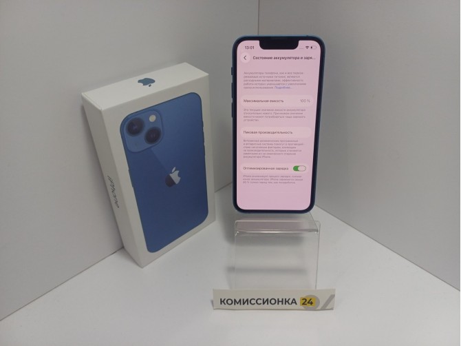 Мобильный телефон Apple, iPhone 13 mini, 128 ГБ, синий