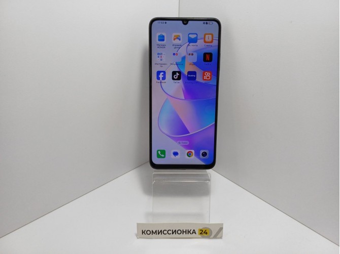 Мобильный телефон HONOR, X7a, 128 ГБ, черный