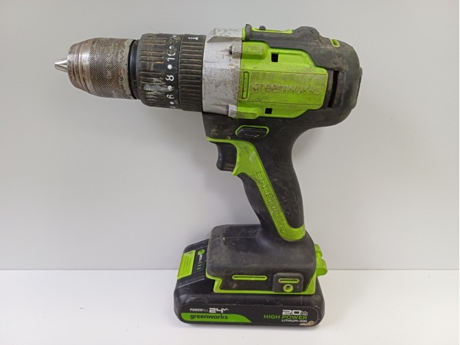 Дрель-шуруповёрт Greenworks GD24DD60