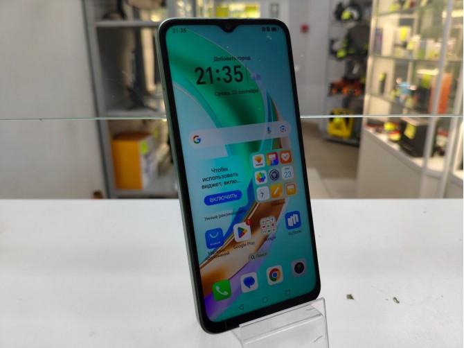 Мобильный телефон HONOR, X6b, 128 ГБ, зеленый
