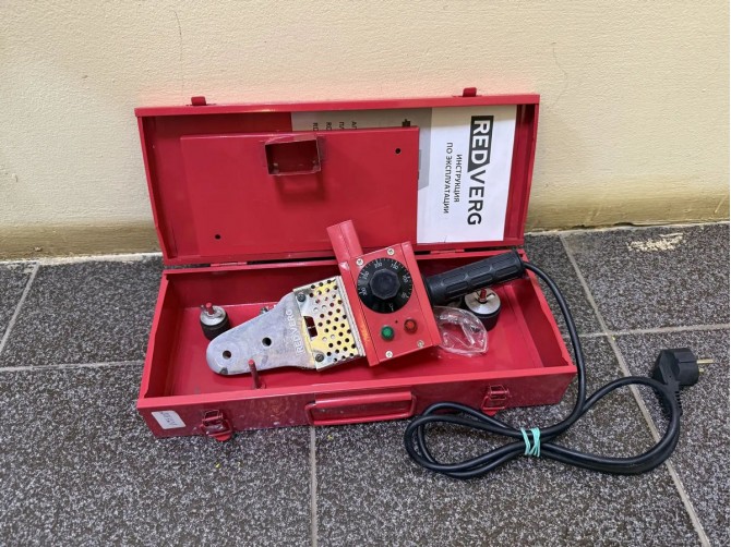 аппарат для сварки пластиковых труб redverg rd-pw600-32