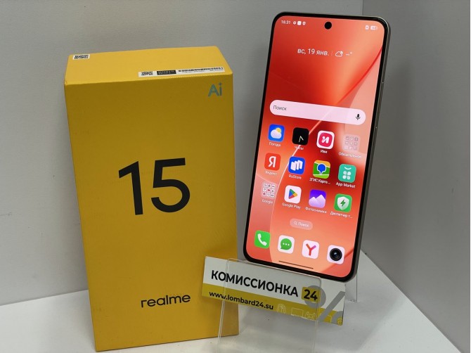 Мобильный телефон realme, 15 5G, 512 ГБ, серебристый