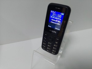 Мобильный телефон Philips, Xenium E125, 32 МБ, черный, 32 МБ, Мелкие царапины, 1–2 мелкие царапины