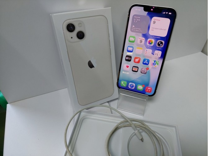 Мобильный телефон Apple, iPhone 13, 128 ГБ, белый