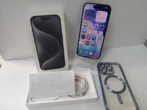 Мобильный телефон Apple, iPhone 15 Pro, 128 ГБ, черный