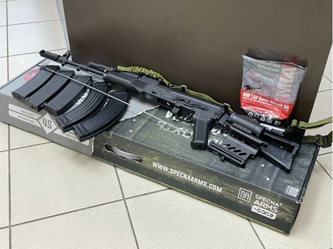 Страйкбольный привод ак 74-s(sa-j72-etu)
