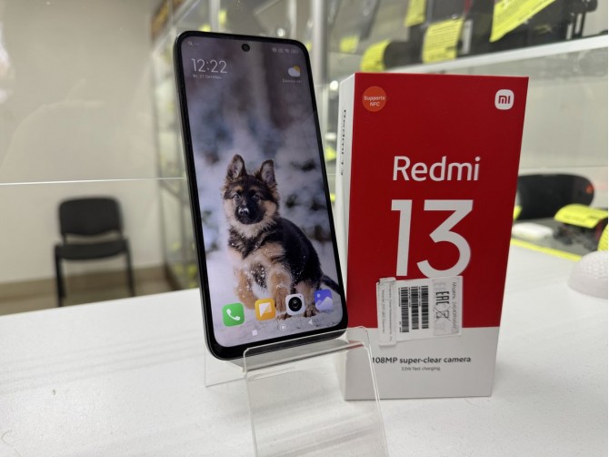 Мобильный телефон Xiaomi, Redmi 13, 256 ГБ, черный