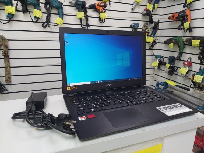 ноутбук Acer Aspire 3 A315-21,  N17Q3, AMD Radeon R4 Graphics, Включается, Больше 30 минут, Есть кириллица, Мелкие царапины, Мелкие царапины, Без дефектов